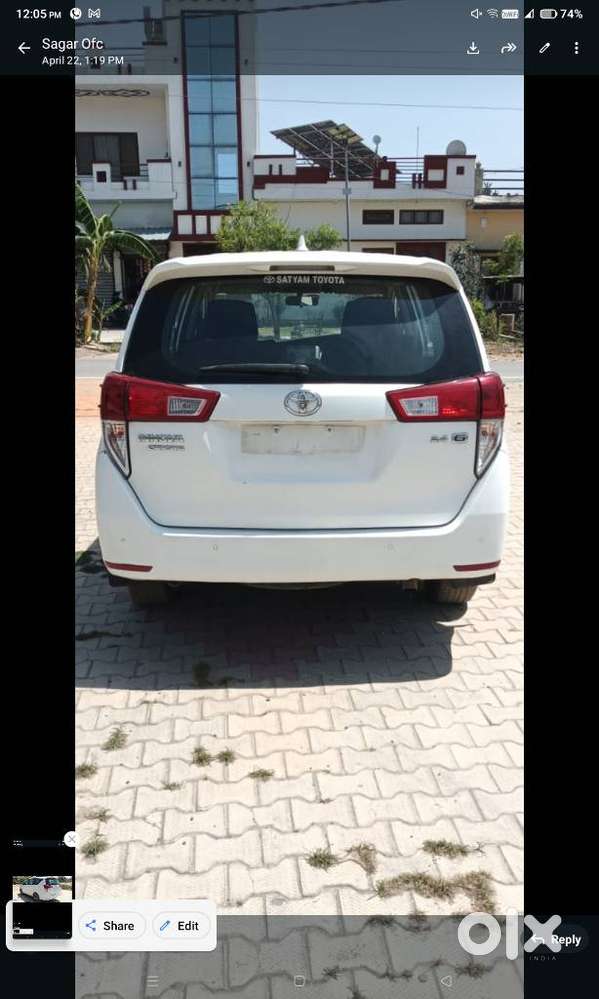 Toyota Innova Crysta 2.4 G Mt, 2022, Diesel