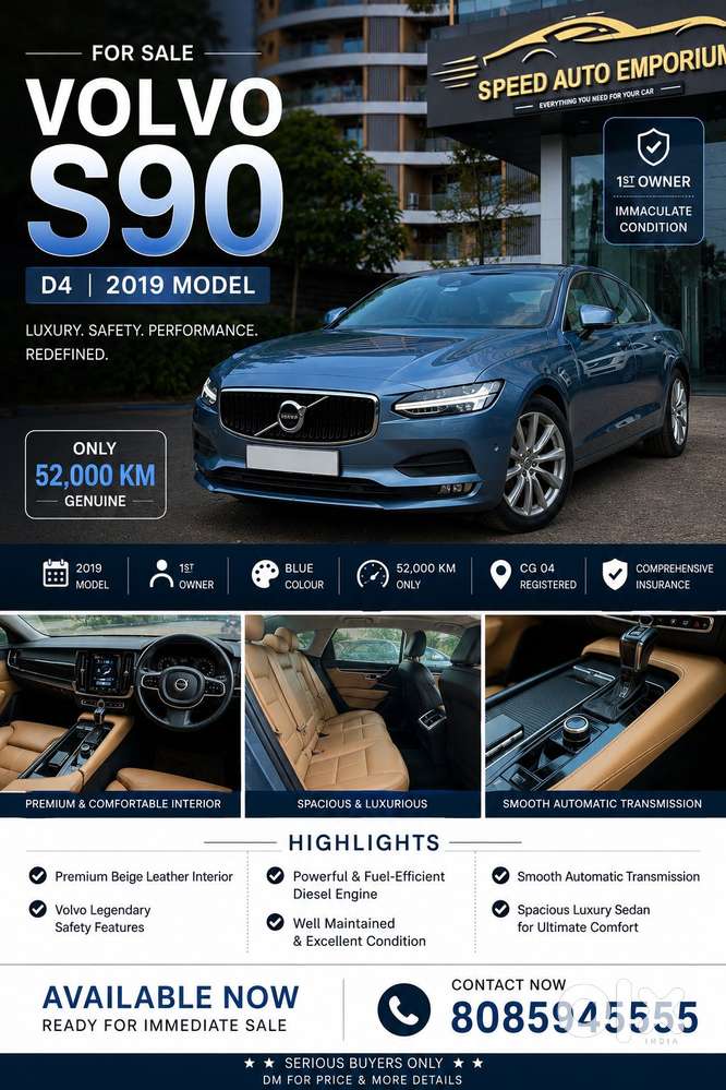 Volvo S90, 2019, Diesel