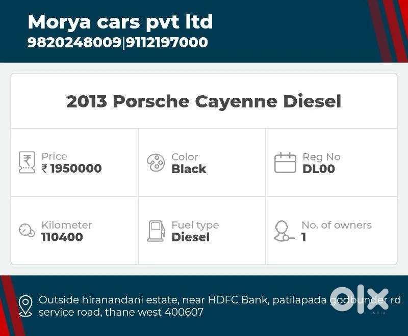 Porsche Cayenne, 2013, Diesel