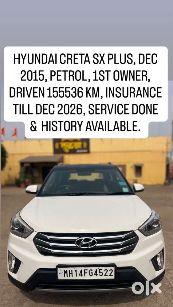 Hyundai Creta 1.6 Vtvt Sx Plus Dual Tone, 2015, Petrol