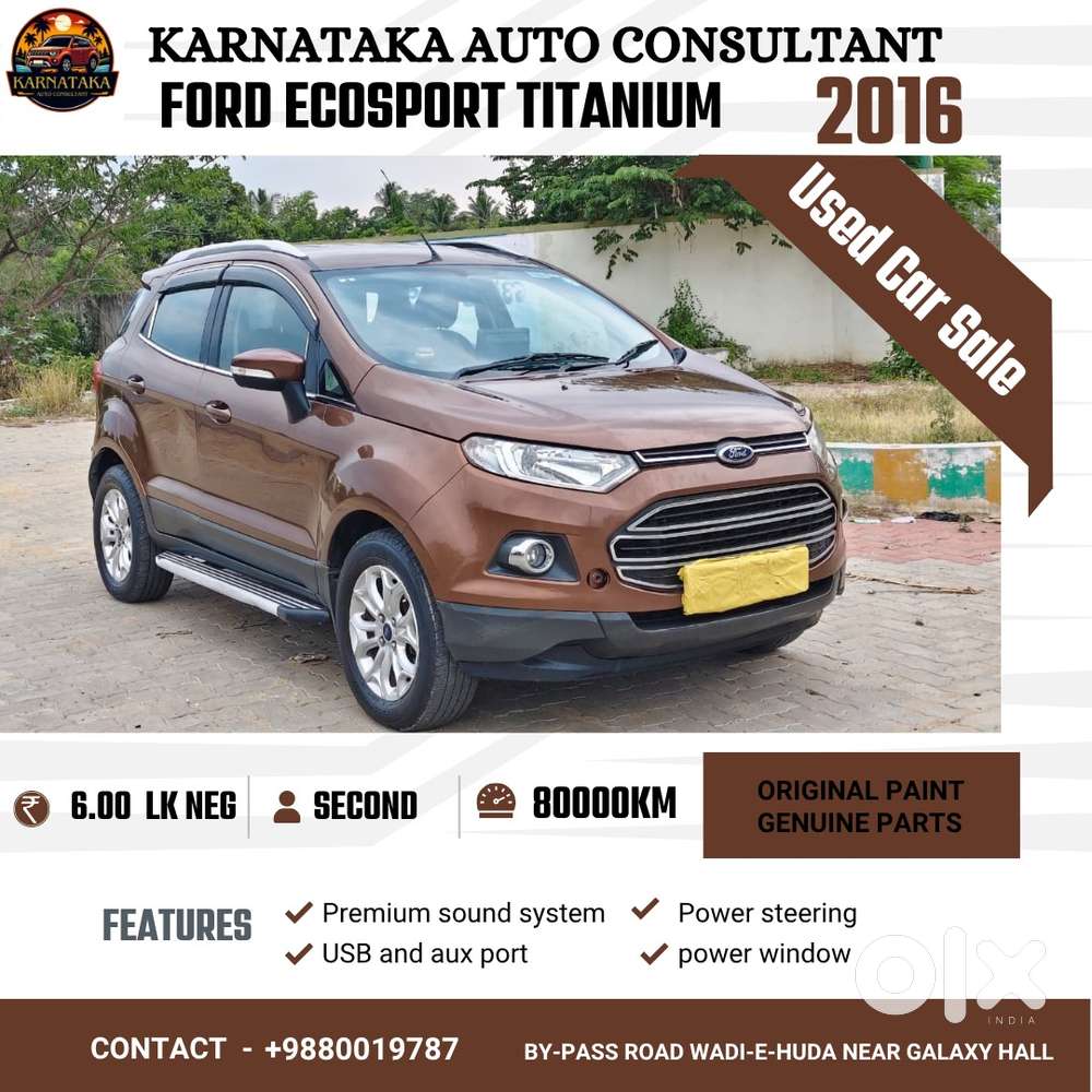 Ford Ecosport 1.5 Tdci Titanium, 2016, Diesel