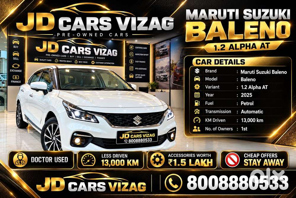 Maruti Suzuki Baleno 1.2 Alpha At, 2025, Petrol