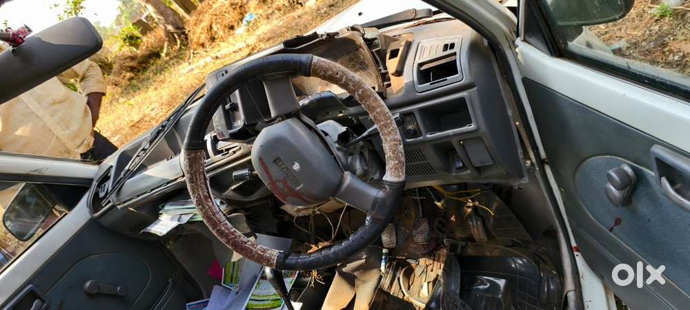 Damaged Vehicle Due Small Accident Documents And Engine Is Good