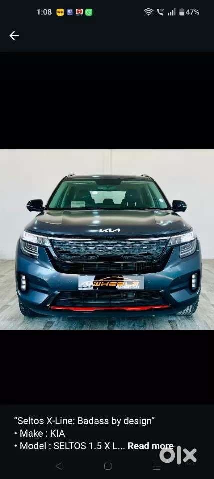 Kia Seltos 1.5 X-line Diesel At, 2022, Diesel