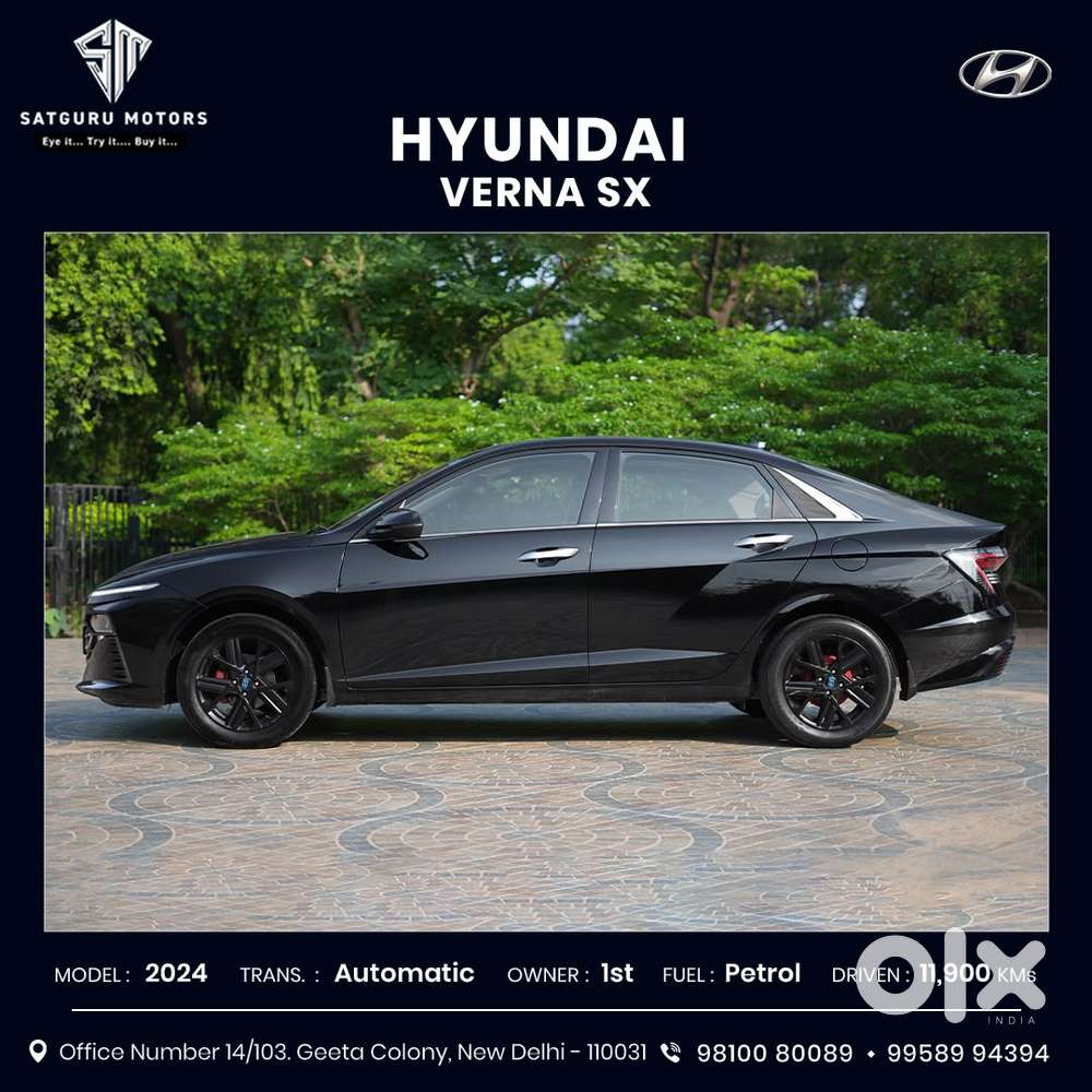 Hyundai Verna Sx 1.5 Petrol Ivt, 2024, Petrol