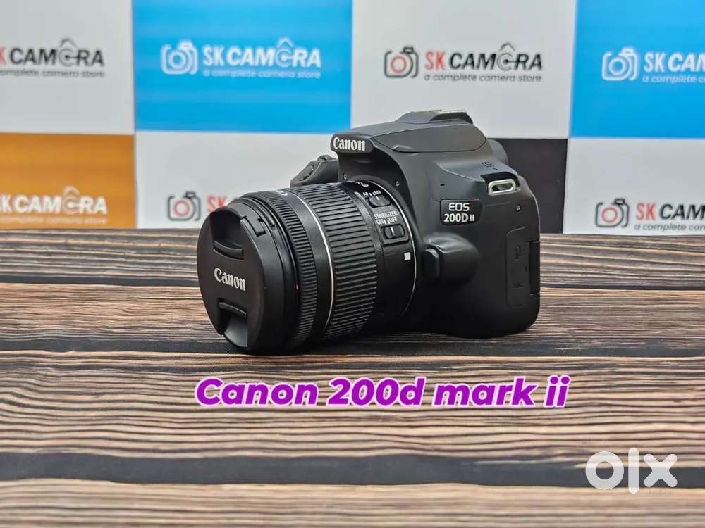 Canon EOS 200D Mark II DSLR Camera with EF-S 18-55mm IS STM Lens