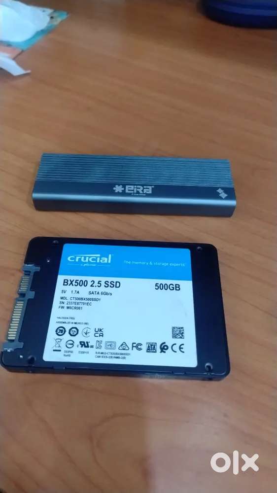 External ssd+ sata ssd 500GB