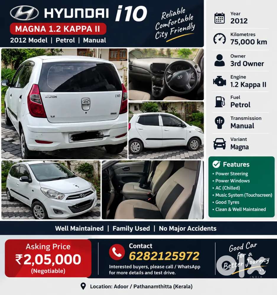 Hyundai I10 Kappa Asta 2012
