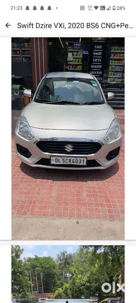 Maruti Suzuki Dzire 2020 Petrol And Cng  61000 Km Driven