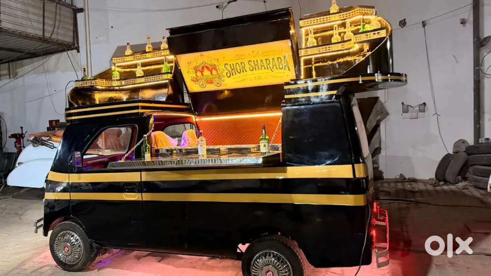 Customized Maruti Eeco Mobile Bar | Luxury Cocktail & Mocktail Bar