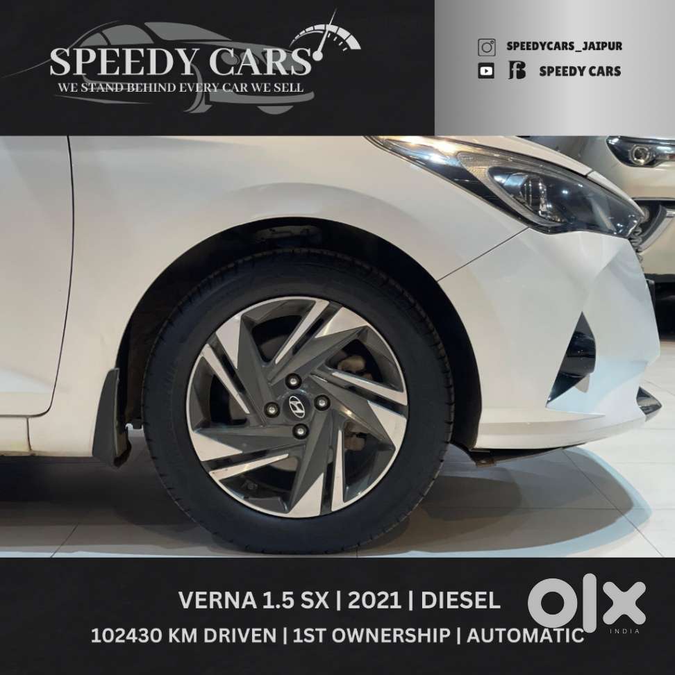 Hyundai Verna 1.5 Sx Diesel At, 2021, Diesel