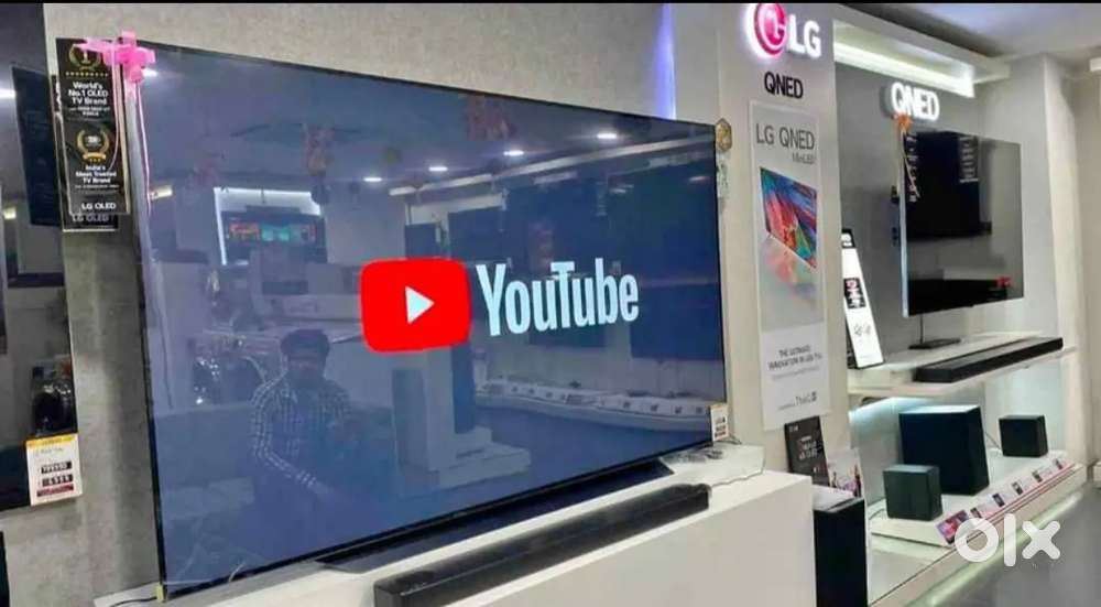 43 INCH SMART ANDROID FRAME LESS LED TV WITH SOUND BAR ATTACHED COD AV ...