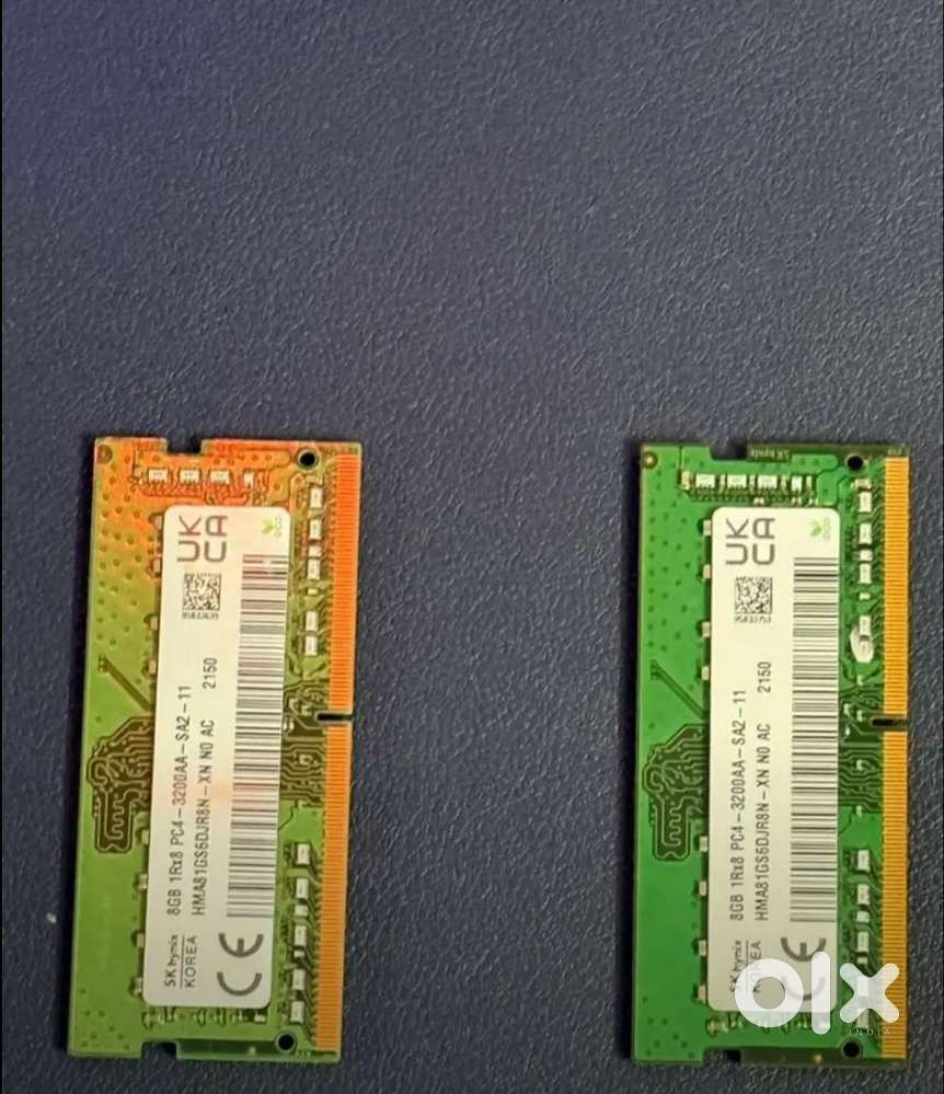 DDR4  8gb*2 Ram 3200Mhz