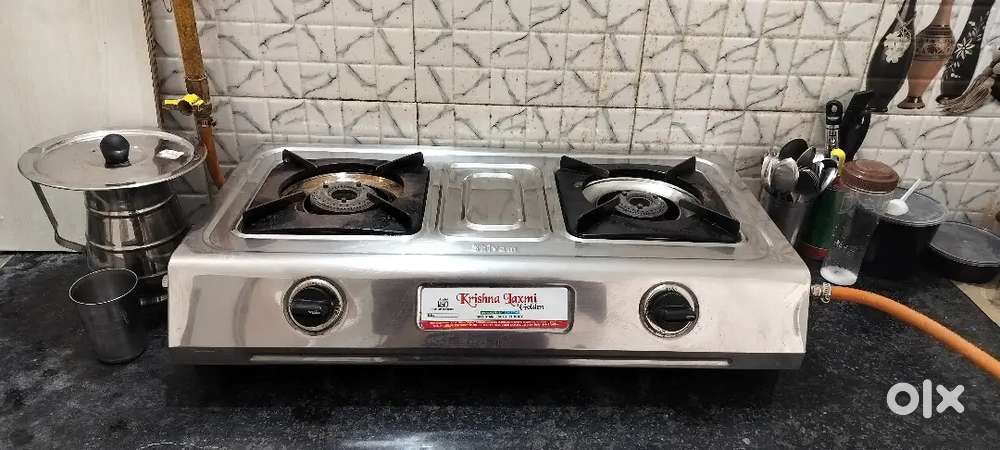 Double Burner Gas Stove Chulha