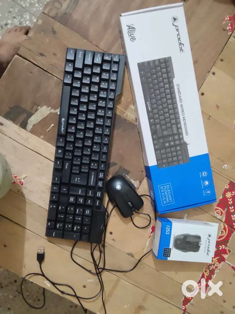 Keyboard and mouse