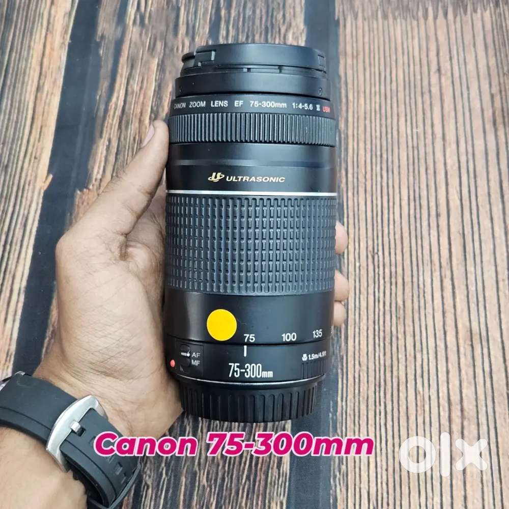 Canon EF 75-300mm f/4-5.6 III USM Lens – Versatile Telephoto Zoom