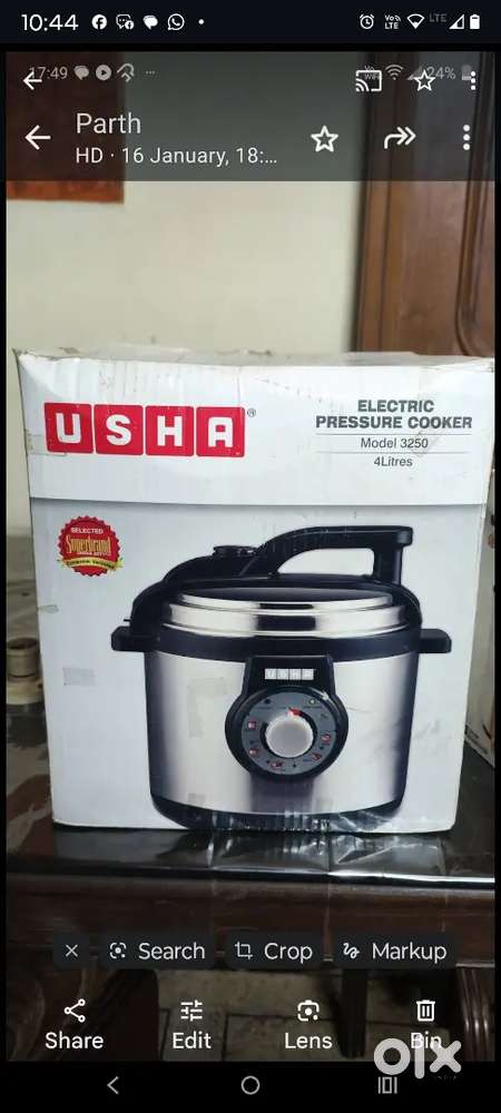 Usha electric pressure cooker 3250 discount