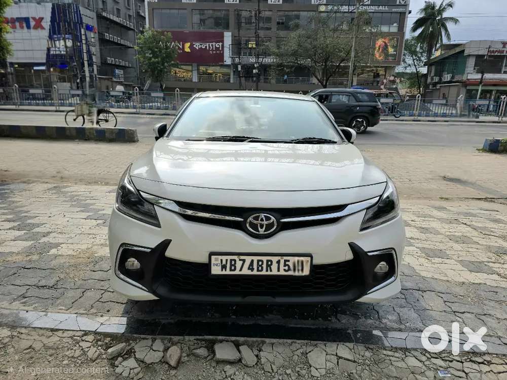 Toyota Glanza Top Model 2024 Under Company Warranty