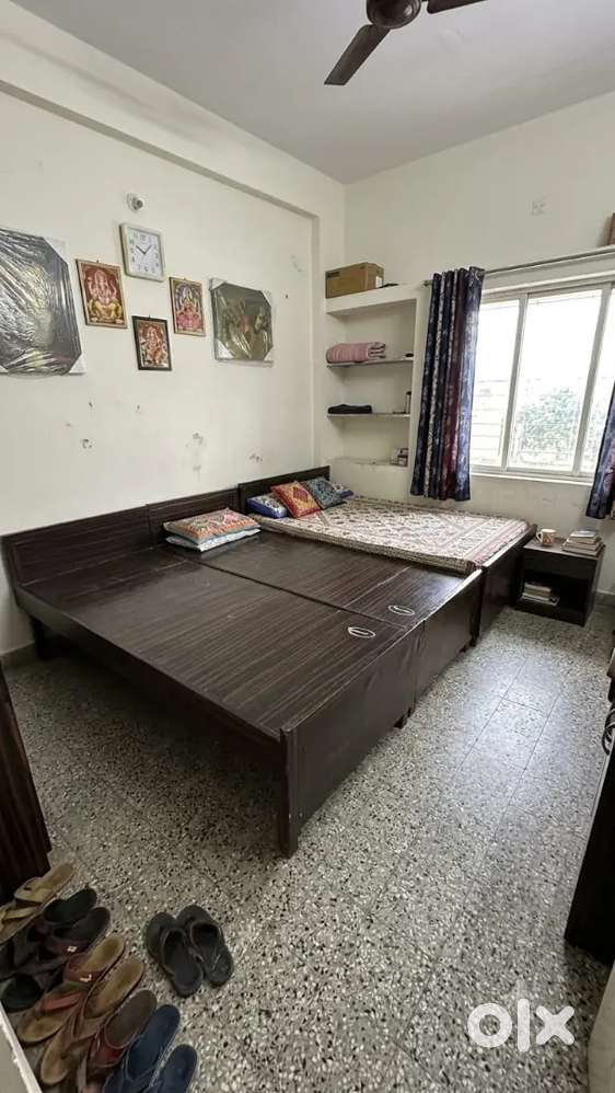 Bed double bed without box at low cost