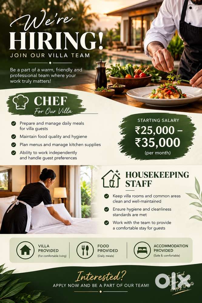Villa chef