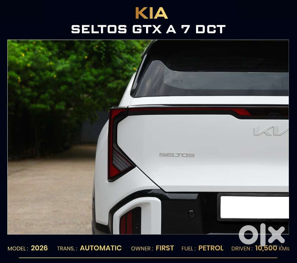 Kia Seltos Gtx Plus 1.5 Turbo Petrol Dct, 2026, Petrol