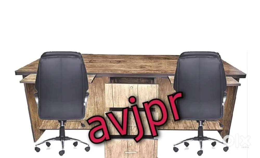 New full size Wooden Two-Seater Office Counter office table for Sale