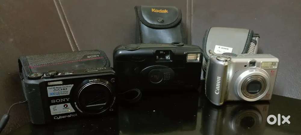 Sony Cyber Shot, Canon Power Shot, Kodak KB 10