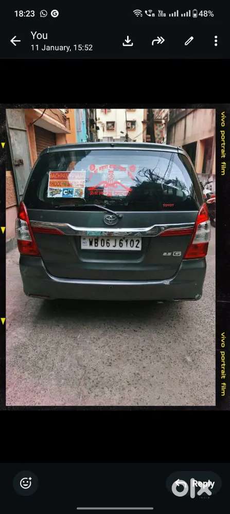 Toyota Innova 2012 Diesel 170000 Km Driven