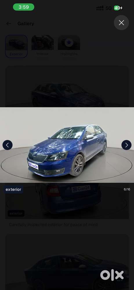 Skoda Rapid Tsi 2021 Petrol Car