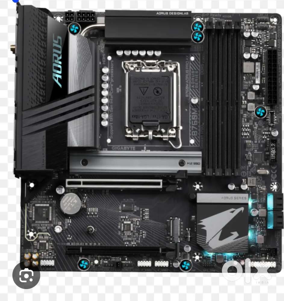 USED INTEL 14600KF Processor and AORUS AXB760M Motherboard