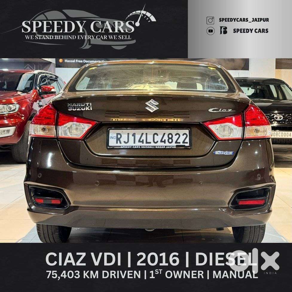 Maruti Suzuki Ciaz Vdi Plus, 2016, Diesel
