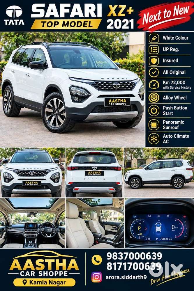 Tata Safari 2.0 Kryotec Xz Plus 6 S, 2021, Diesel