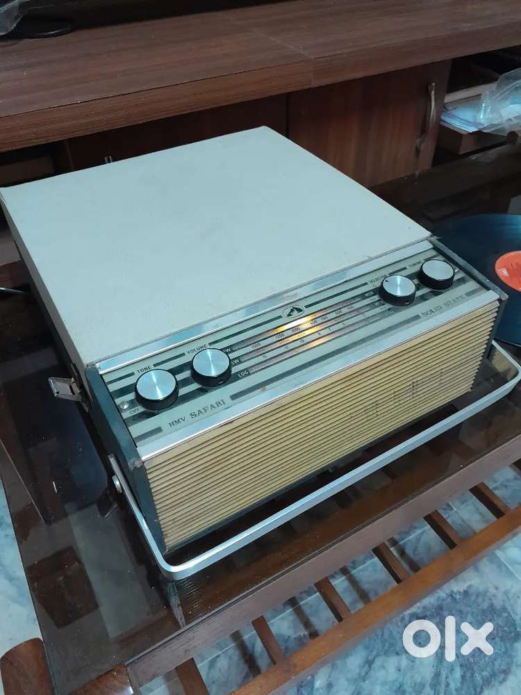 Vintage HMV Safari Radiogram for sale
