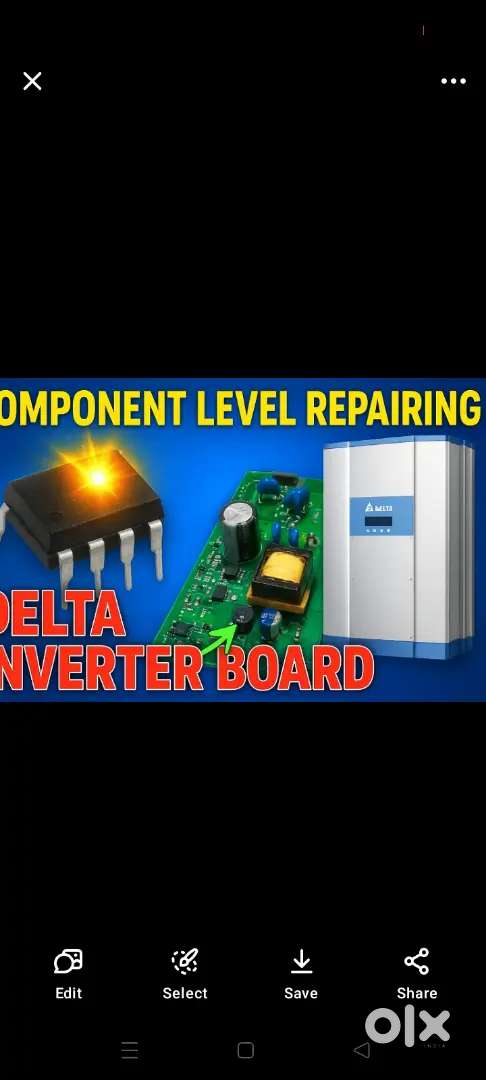 Delta solar inverter repairing