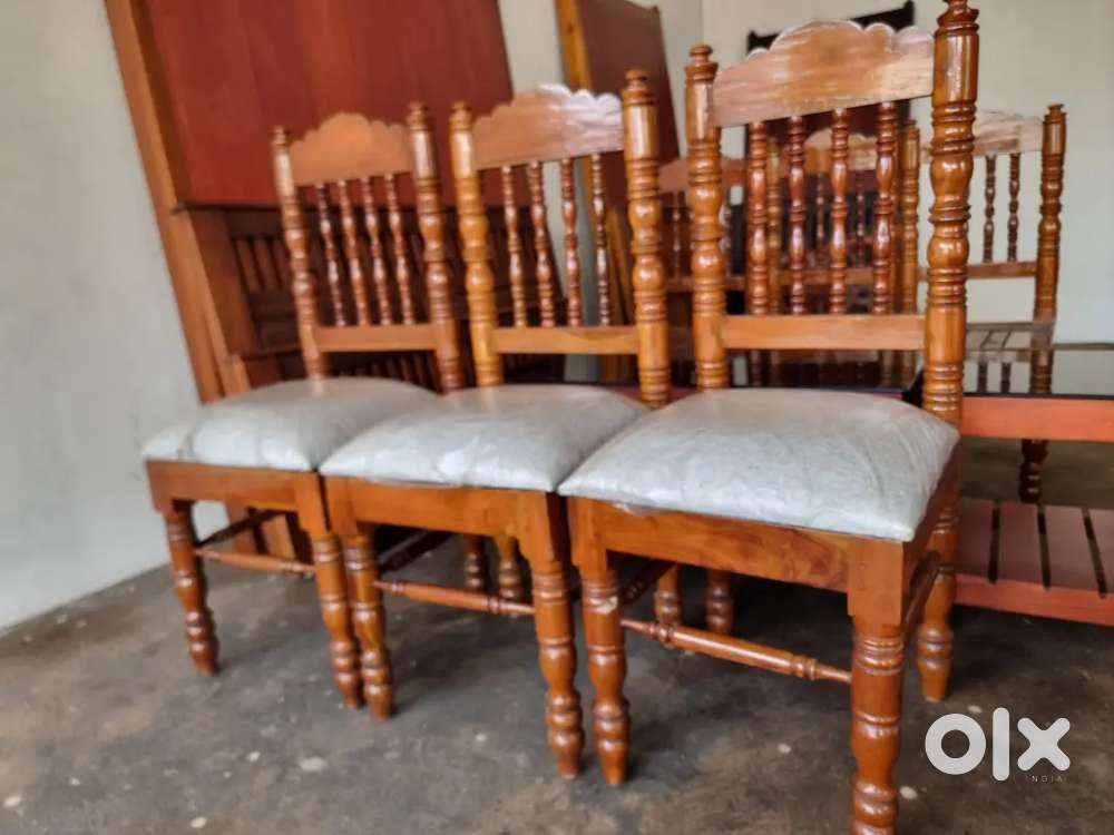 New Teak Wood chairs offer price stock clearance sale Sofa & Dining