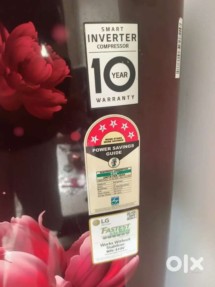 LG 5 Start Fridge is on sell - 195 L