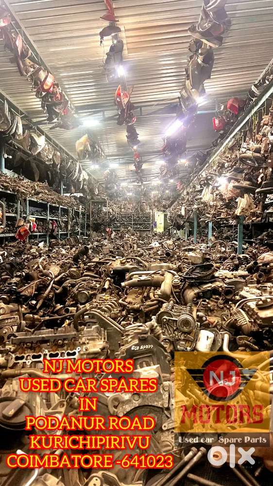 NJ MOTORS WE ARE SELLING GENIUNE USED CAR SPARES AND BUYING SCRAP CARS