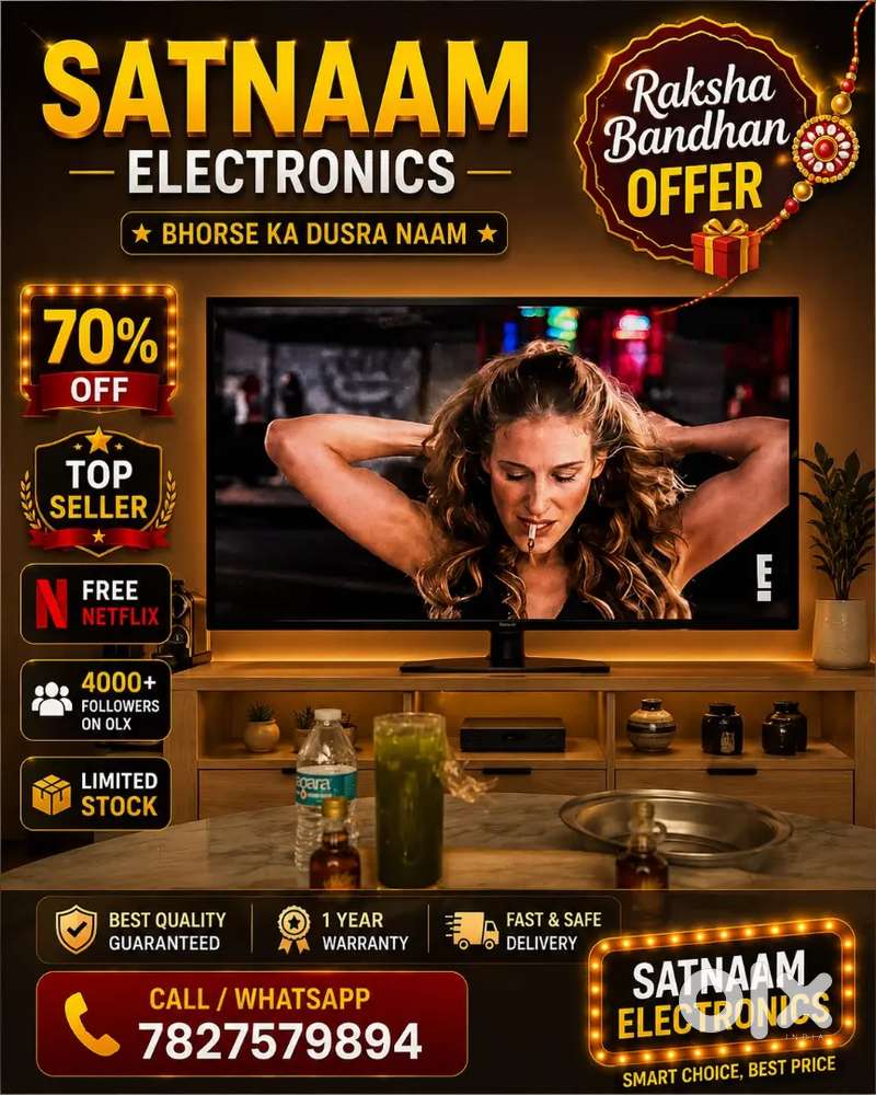 43 Q-LED TV 3 YEARS WARRANTY EXCHANGE OFFER 3 YEARS WARRANTY 4K ULTRA
