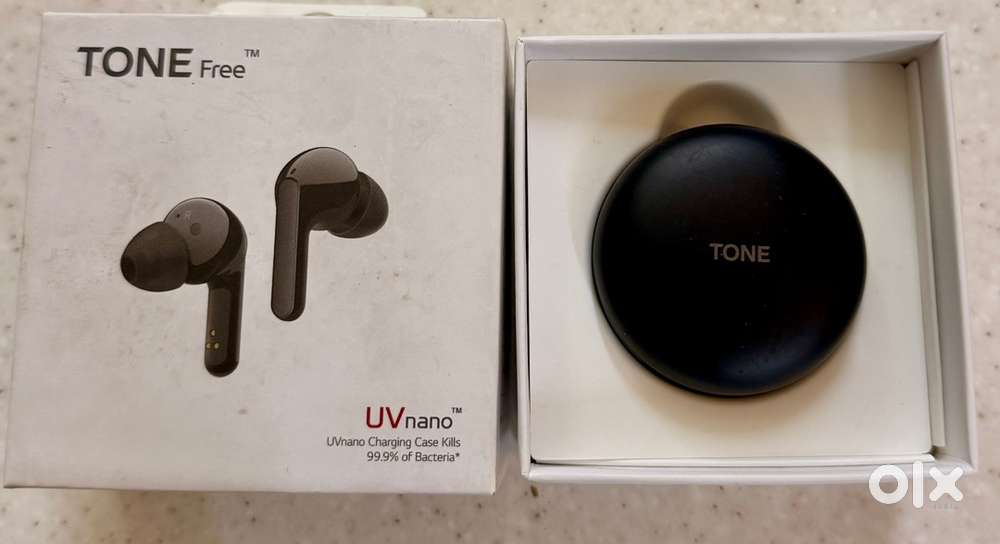 LG Wireless Earbuds (HBS-FN5U, Black) – Like New with Box TVs