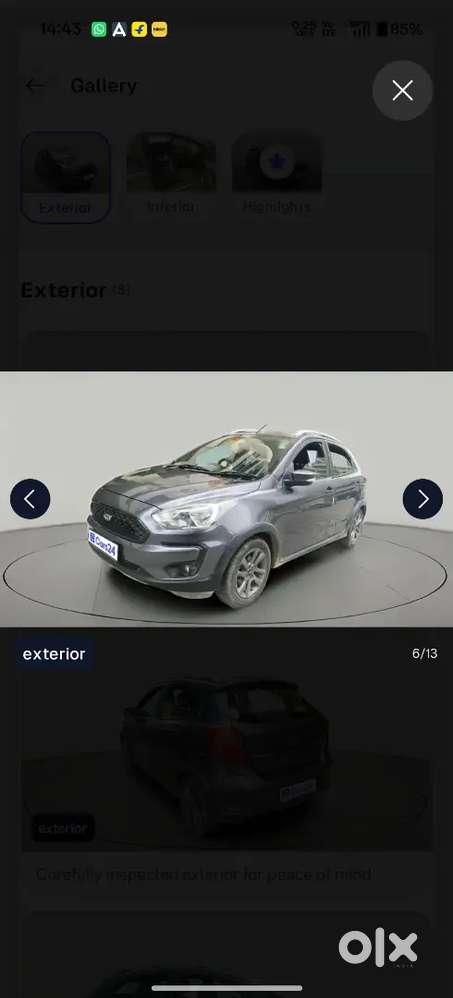Ford Freestyle 1.2 Petrol 2018 With Cng