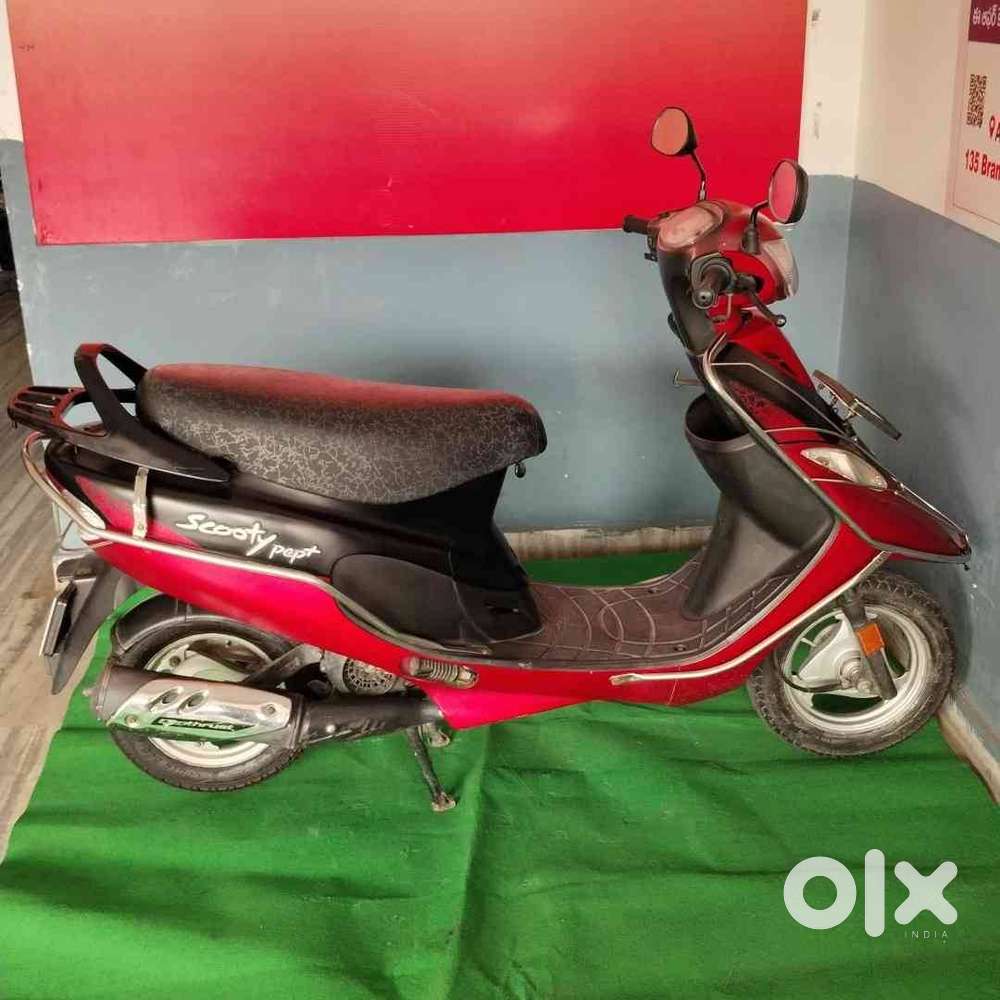 Scooty Pep Plus Mileage Red Scooty Pep Plus Price And Mileage TVS