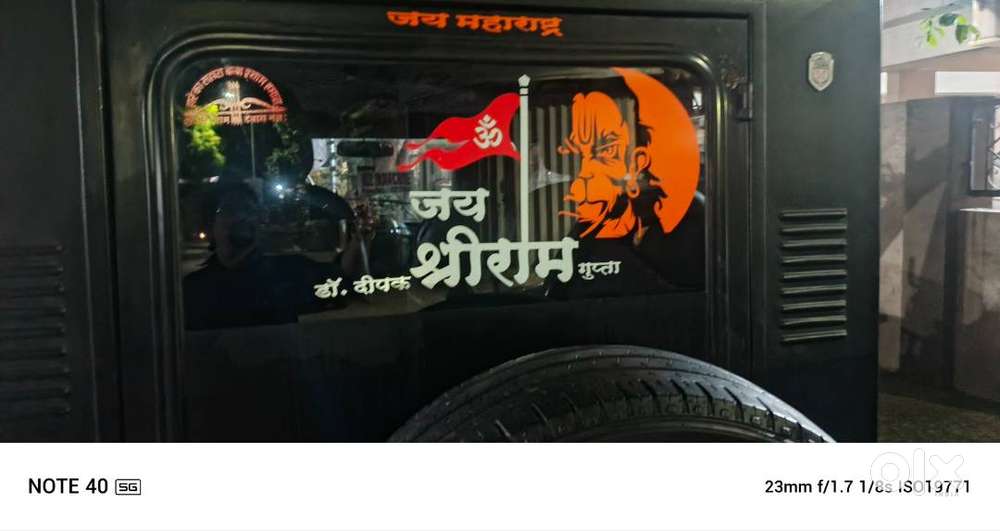 Fully Modified Black Thar For Sale In Mumbai