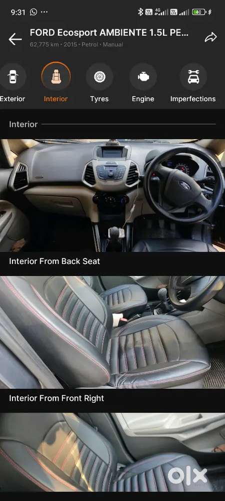 Ford Ecosport 2015 Petrol Well Maintained - No Work Required