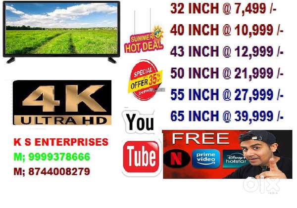 50 INCH SMART LED  TV @ 21,999 /-