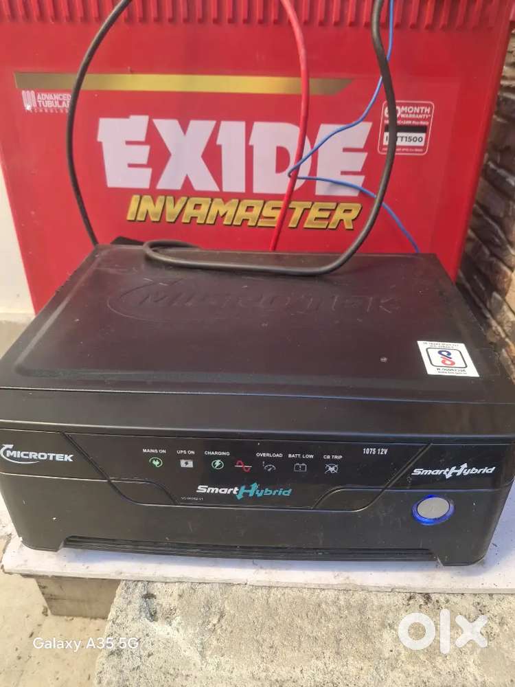 Exide inverter and battery