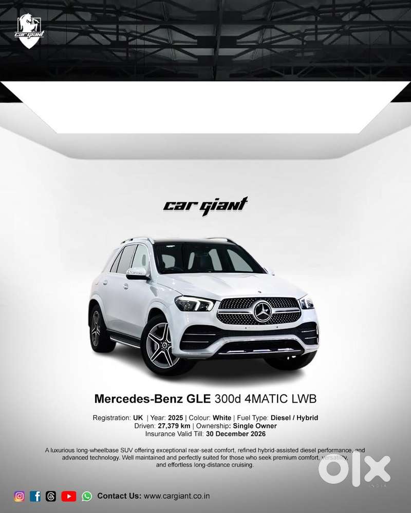 Mercedes-benz Gle 300d 4matic Lwb, 2025, Diesel