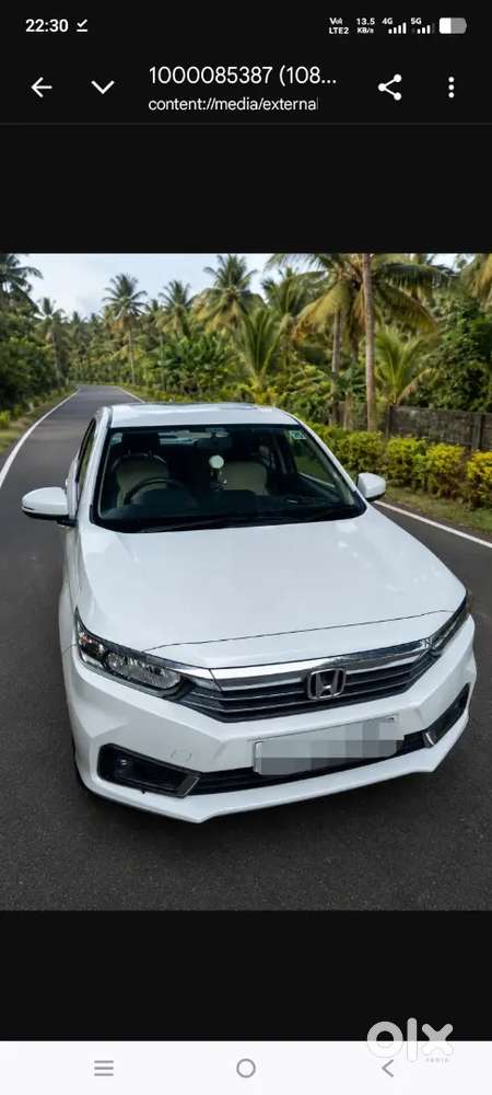 Single Owner Well Maintained Honda Amaze 1.2 Petrol 2022