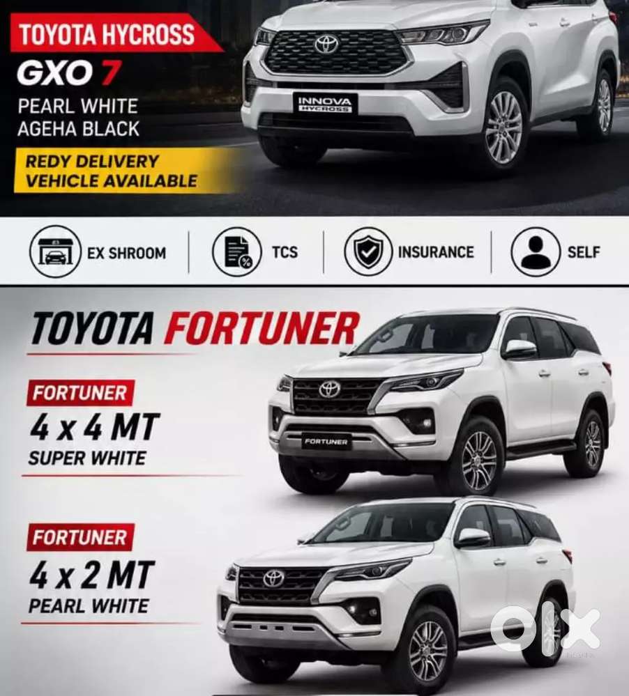 Toyota Fortuner Legender 2026 Diesel 1 Km Driven