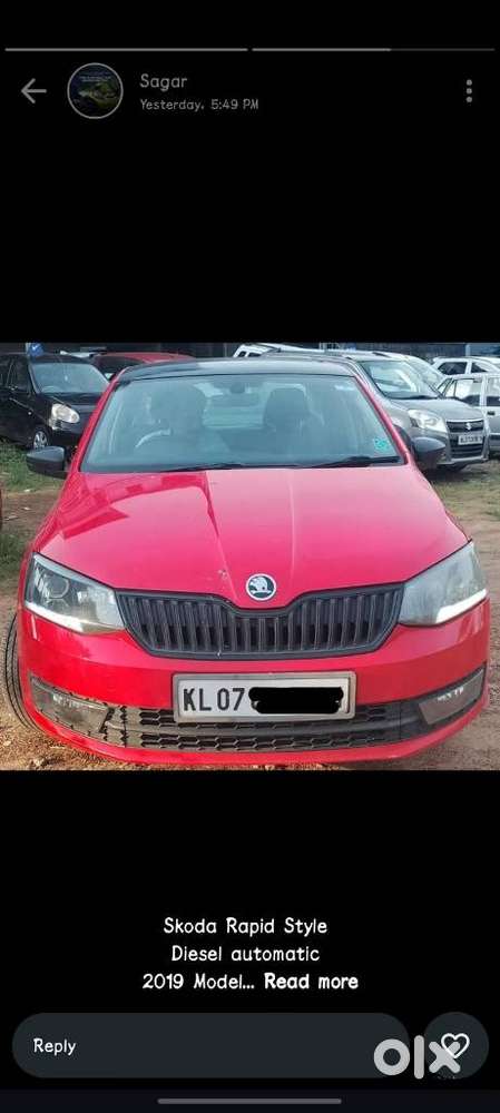 Skoda Rapid 1.5 Tdi At Style, 2019, Diesel