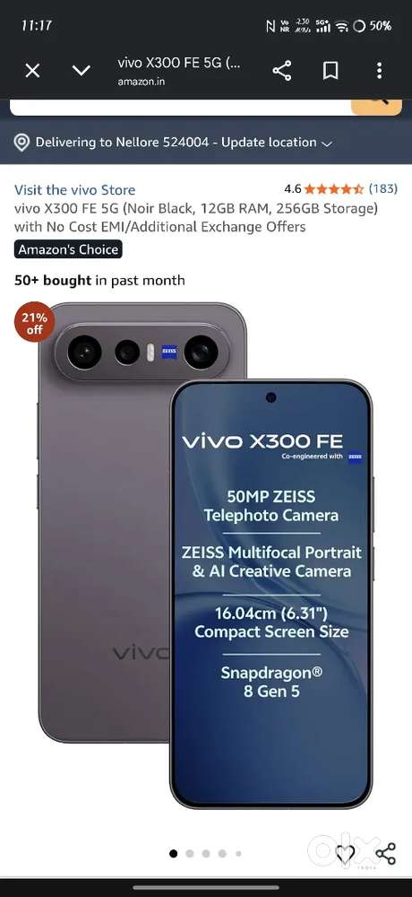 Vivo x 300 fe